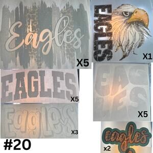 Eagles Team Themed Screen Print and DTF Bundle